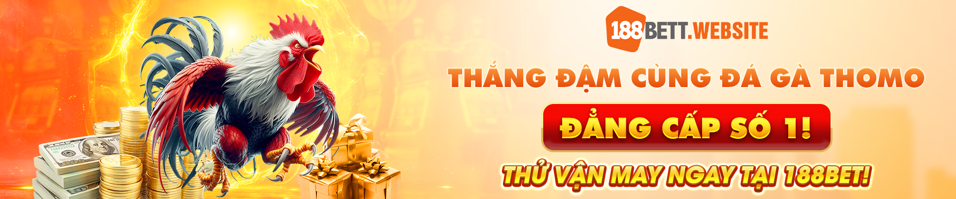 Thắng đậm cùng đá gà Thomo, đẳng cấp số 1! Thử vận may ngay tại 188BET!