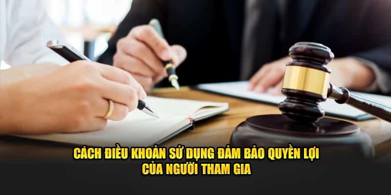 Cách điều khoản sử dụng đảm bảo quyền lợi của người tham gia